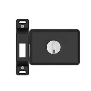 D6遥控隐形门锁家用电子密码防盗暗锁智能感应大门锁刷卡无线远程