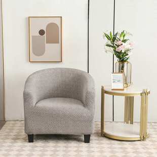 网吧咖啡厅酒店客房四季通用小型半圆沙发套罩沙发椅套单人沙发套