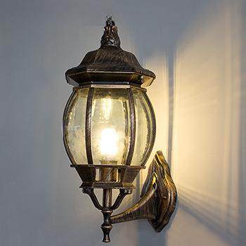 创意户外防水南瓜壁灯复古花园过道阳台露台灯户外灯 庭院灯大号