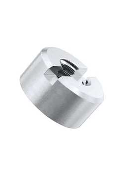 工厂加工定制304不锈钢端面开槽圆螺母GB817一字槽无侧紧定孔