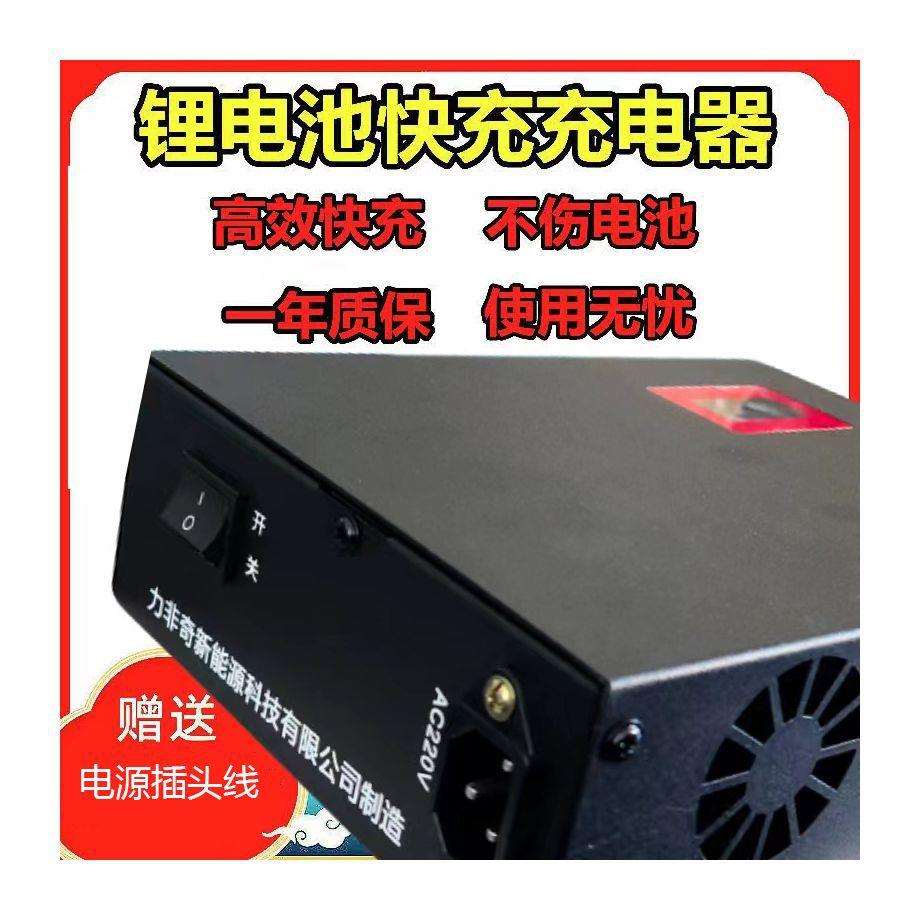大功率220v充电器12v快充50A充电器磷酸铁锂三元专用快速智能充电