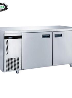 Foster 双门高温直冷平面工作台EZ2H-UDD-18冷藏卧柜台304不锈钢