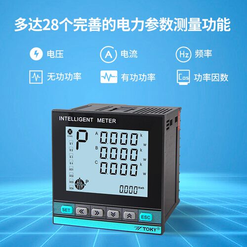 2021新款 TOKY东崎 DS9L-W-RC38 DS9L-W-A30三相液晶多功能表
