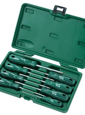 09305星型梅花改锥花形螺丝批工具箱A系列铬钒钢强磁8件套