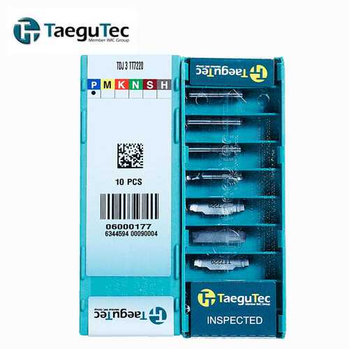 韩国特固克TaeguTec数控切断切槽刀片TDJ 3/4 TT7220外圆加工现货