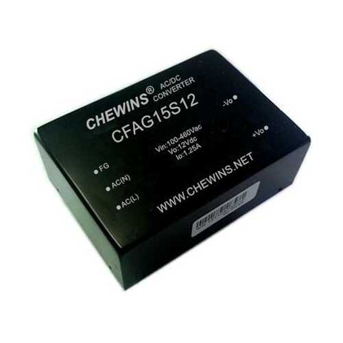 AC-DC电源模块100-460V输入380V转12V 15W输出CFAG15S12(Z)带底座