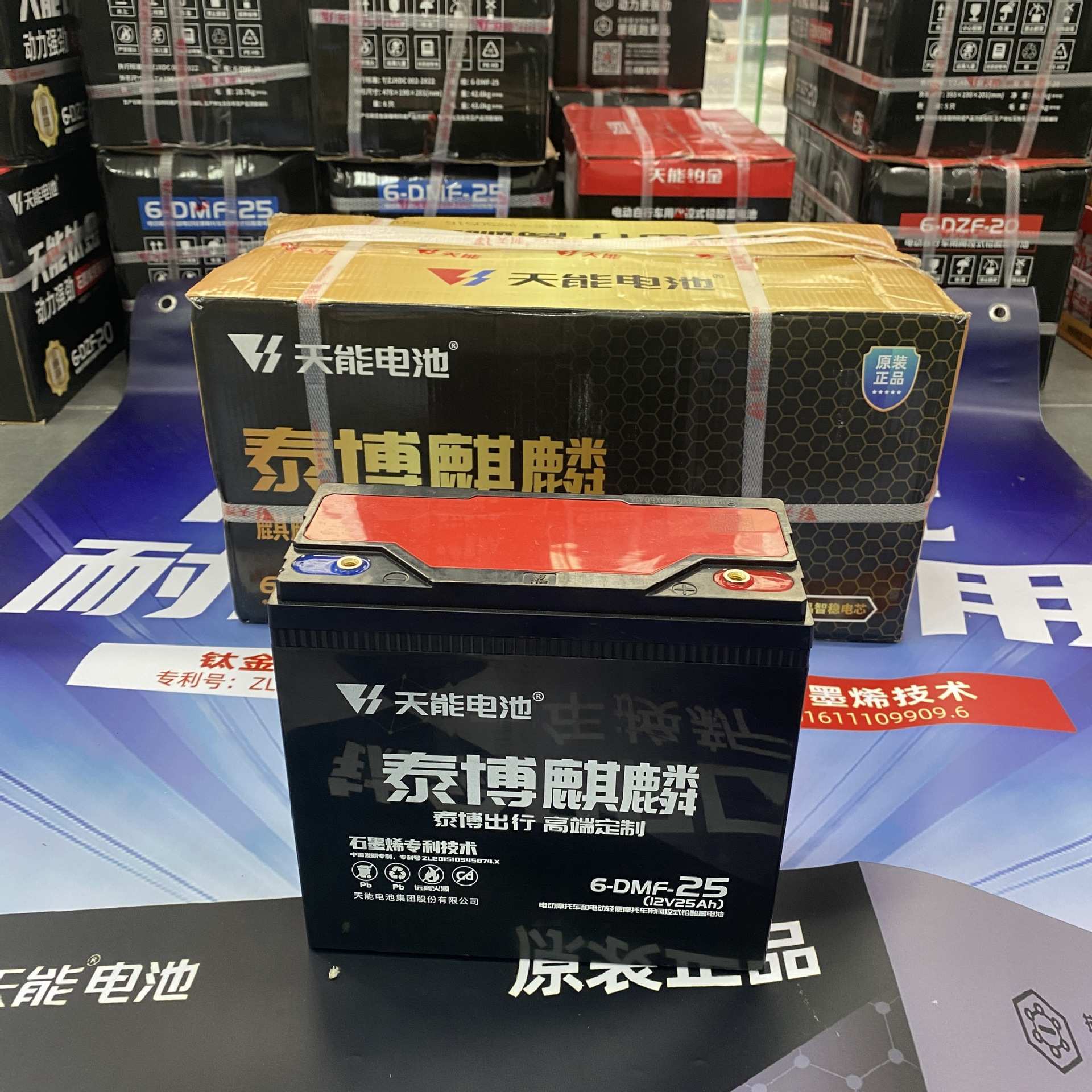天能电池 天能石墨烯电池 天能锂电池 48V60V72V图片