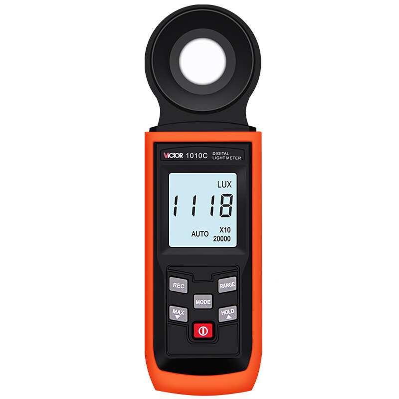 胜利仪器VC1010C照度计照明测量仪亮度测试仪光度计测光仪照度表