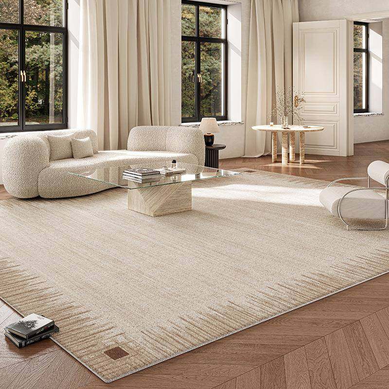 仿羊绒地毯客厅耐脏易打理茶几毯简约大面积满铺床边防污防滑毯