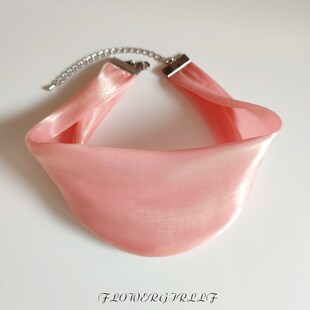 宽边颈带纯色百搭遮颈纹脖子饰y品挡疤痕颈部装饰脖链护脖颈饰脖