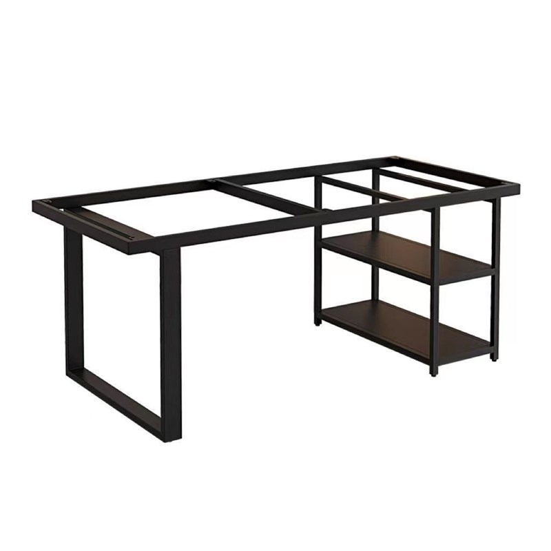 轻奢书桌桌腿支架办公桌脚大B板桌桌架岩板大理石桌腿加厚