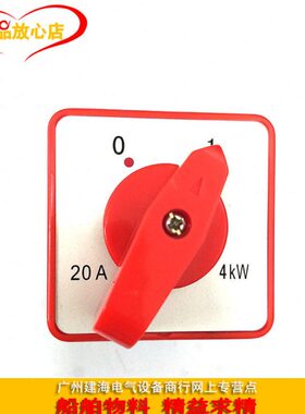 0D转换开关/4L组合-Z520H双1极、开关A20