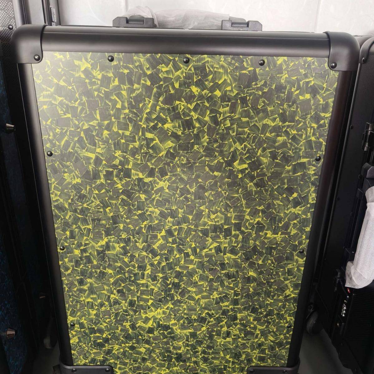 【折扣价】20寸3.7kg超轻碳纤维行李箱超轻耐磨锻造纹蓝色/黄色/