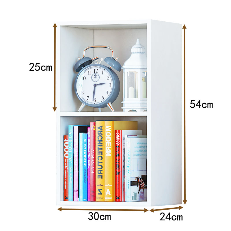 欧式落地书柜简易书架简约现代小B木柜子储物柜自由组合收纳置物