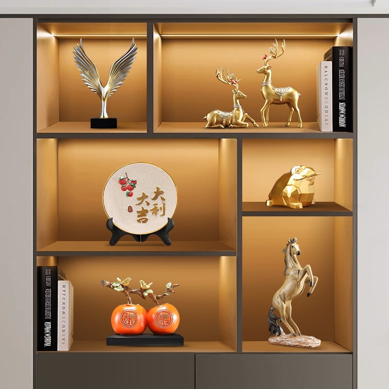 复古怀旧留声机桌面小摆件工艺品模型中柜子感T办公室高档艺术