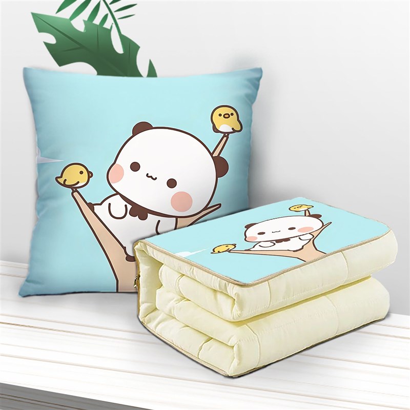 一二布布c抱枕被两用多功能汽车空调被办公室午睡枕头被宿舍被子