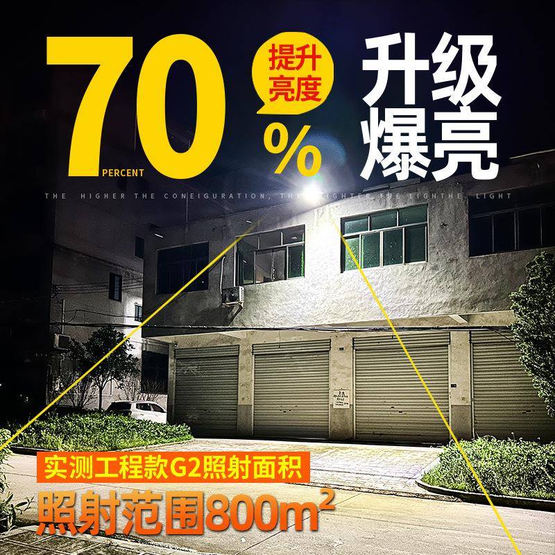 【折扣价】新款透镜太阳能灯户外防水大功率家用照明庭院灯太阳能