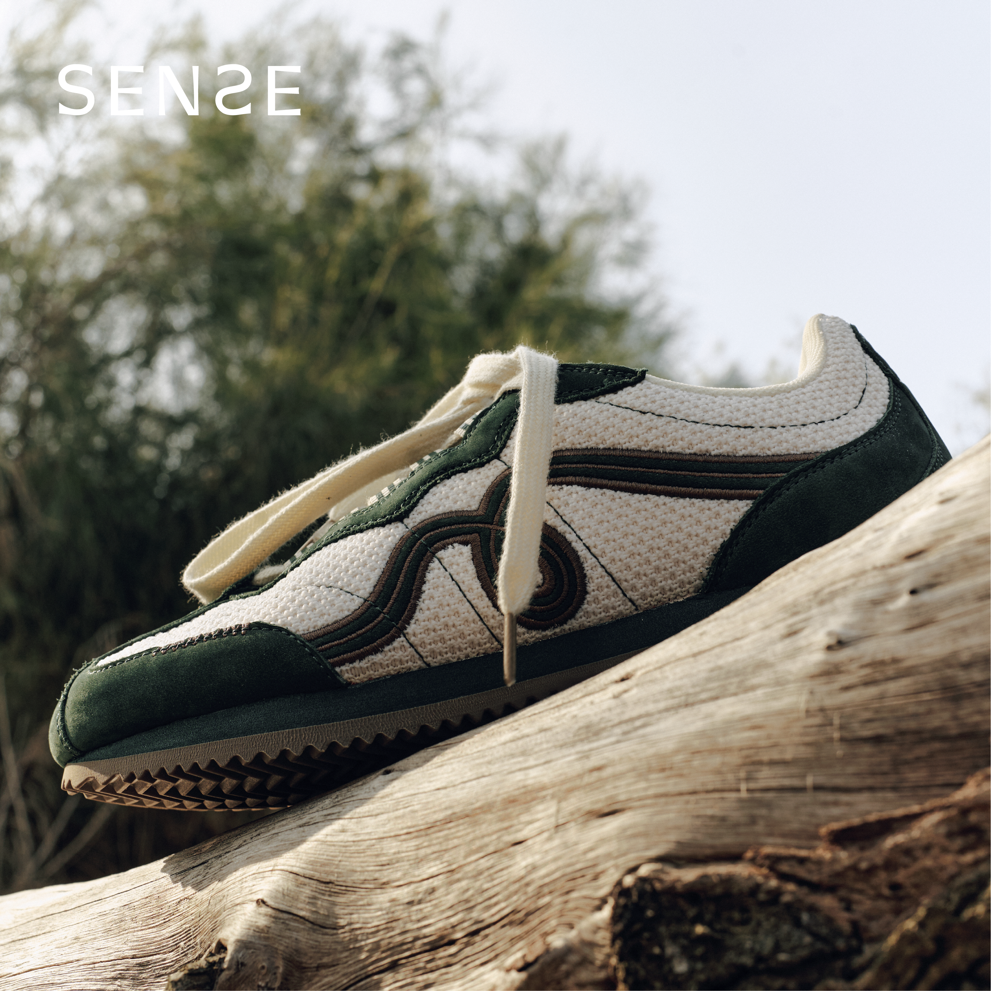 SENSE by JM鹿晗同款鞋觉感鞋复古休闲运动德训鞋男女同款阿甘鞋