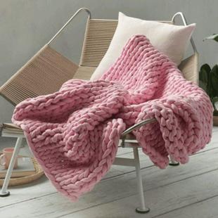 亚马逊爆款重力毯子手工编织加重毯子跨境家纺减压助眠重力被针织