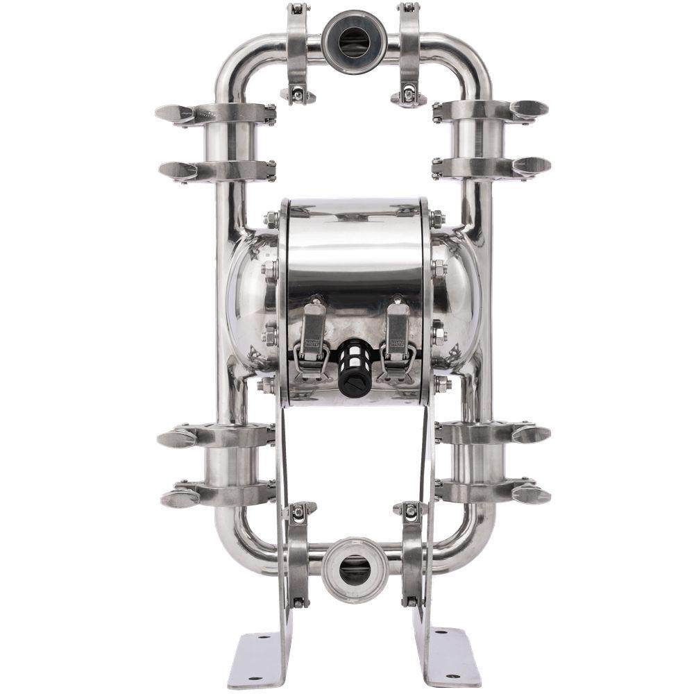 江苏南格QBW卫生级隔膜泵 卡箍式设计拆装方便 内壁光滑易流动