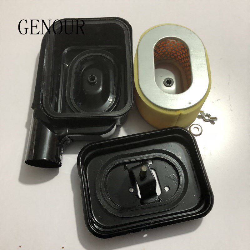 风冷柴油发电机微耕机配件186FA/188F发电机款静音开架空滤器总成