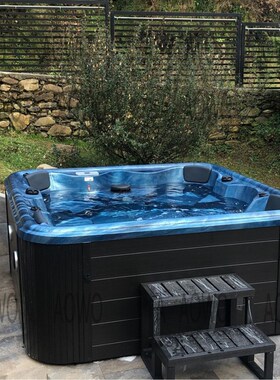 户外 jacuzzi浴缸亚克力游泳户外冲浪浴缸泡澡浴池户外按摩池直销