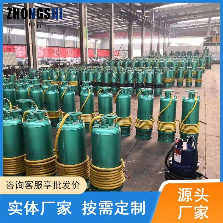 厂家生产煤矿井底散煤仓自动排水潜水泵 5.5kw隔爆型排沙潜水泵