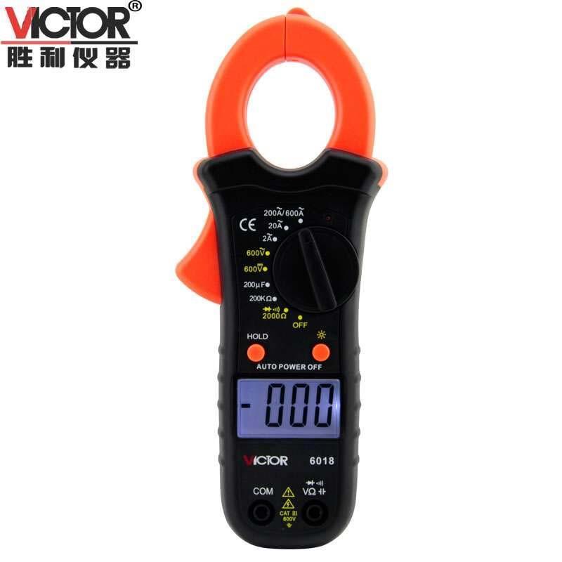 胜利VC6018数字钳形表 VC6017掌上型电流表 万用表 多功能电容表