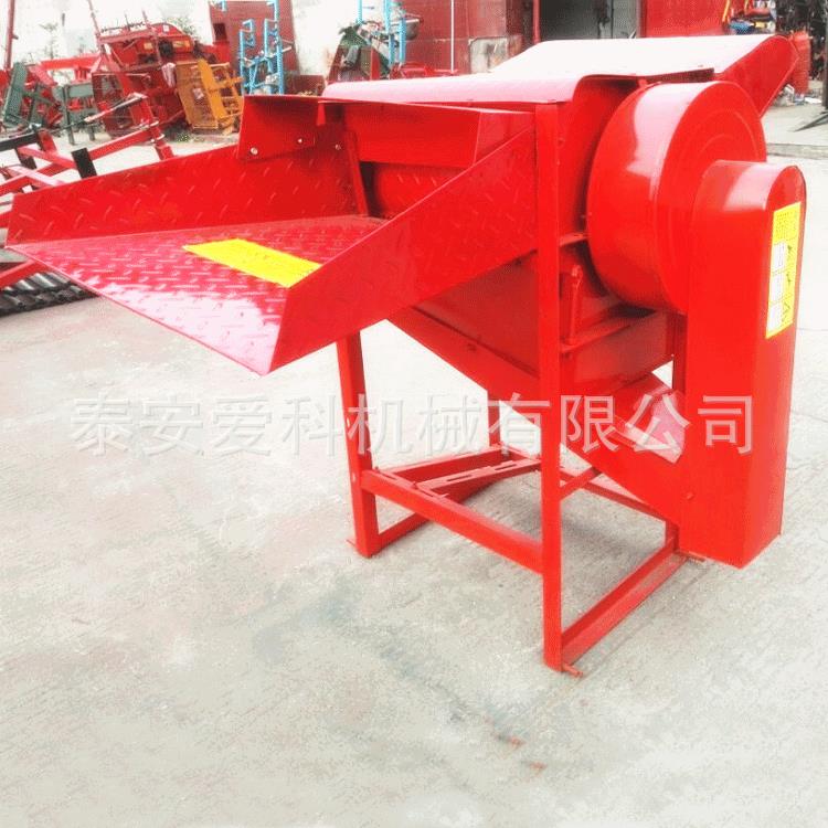 40型高粱谷子菠菜油菜籽脱粒机4.8KW电机带动家用小型大豆脱粒机