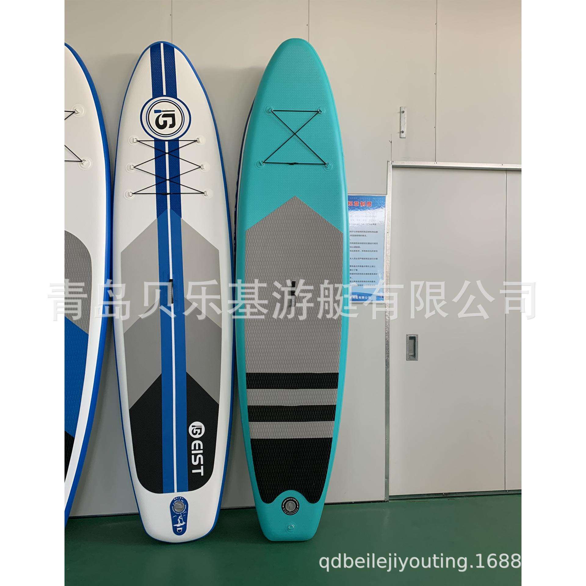 轻便划水板充气水上滑板户外桨板SUP加厚冲浪板新手休闲浆板