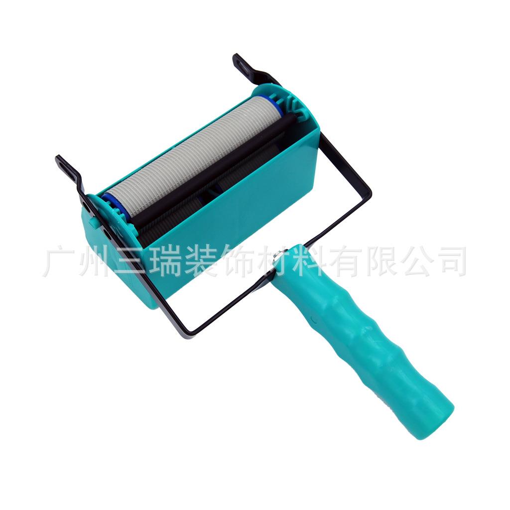 5寸液体壁纸漆双色装饰清洗机工具滚筒印花盒子墙纸印花机