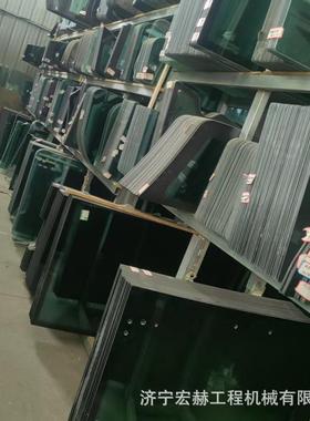 挖掘机玻璃SH130-5 SH200-5 SH240-5 300-5 350-5钢化 夹胶 双层