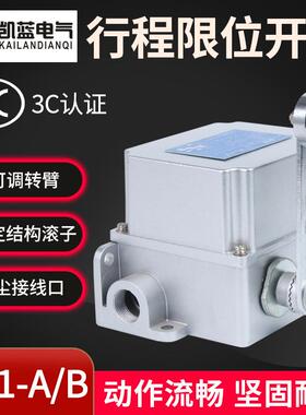 厂家 行程限位开关DF1-A/B 重负荷限位器 可调转臂滚轮摆杆式