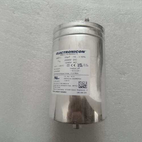 德国ELECTRONICON E62.R16-803L30 450V640Vac3X80UF三相补 偿电