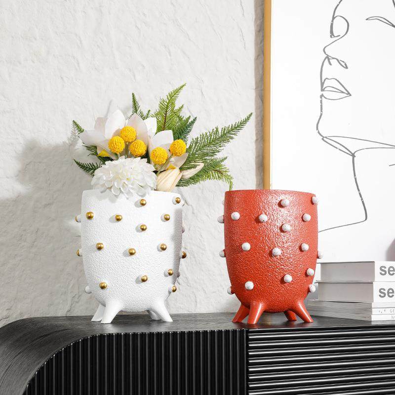 现代简约创意花瓶树脂摆件样板房家居客厅售楼部创意软装饰品摆设,标准件/零部件/工业耗材,车间地垫,淘宝优惠券,粉丝福利购,淘宝优惠卷