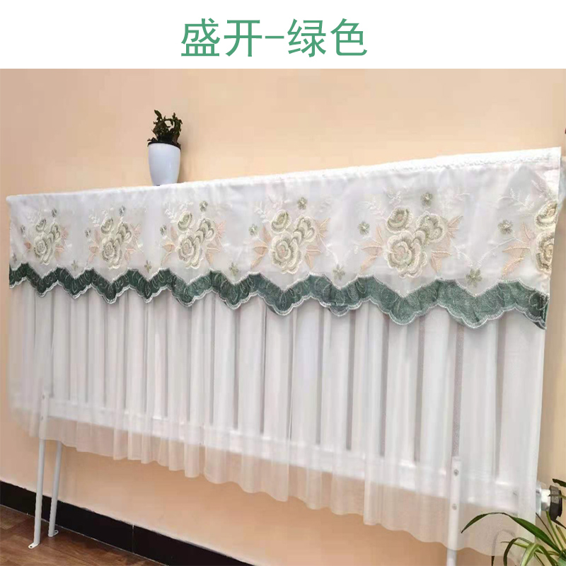 暖气片罩家用新款老式铸t铁全包半包简约防熏墙遮挡装饰帘暖气盖