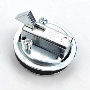 MS739圆头拉手面板锁配电箱电柜门锁开关N控制柜控制柜锁带钥匙锁