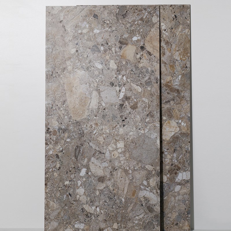 玫瑰红水磨石瓷砖大颗粒客厅餐厅地砖H厨房卫生间墙砖商业空间民