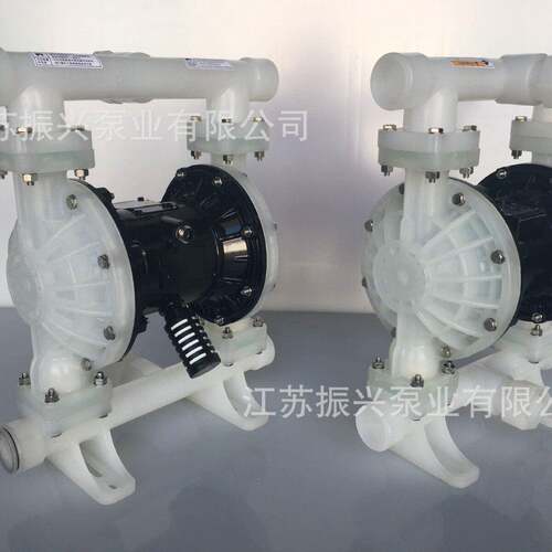 工程塑料不锈钢气动隔膜泵铸铁QBY隔膜泵PVDF钢衬氟塑料自吸泵