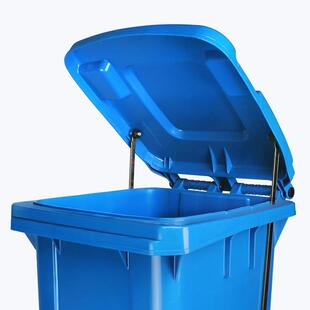 大号户外分类果皮箱垃圾桶户外塑料环卫垃圾桶脚踏式挂车垃圾箱