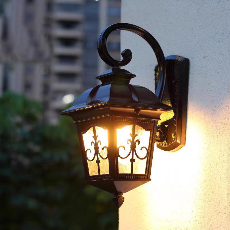 户外壁灯防水阳台灯欧式别墅庭院走廊过道外墙灯大门室外太阳能灯