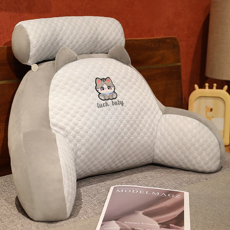 宿舍床头靠垫大h学生软包上下铺单人床支撑靠枕看书榻榻米靠背枕