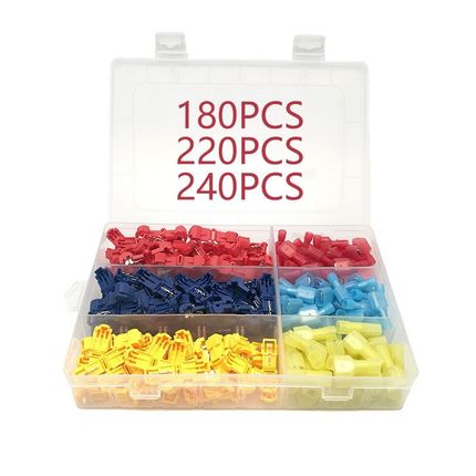 240/220/180免r剥皮T型线夹线卡分线连接器 免破线快速接线端子