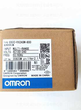 E5CC-RX2ASM-800 有现货OMRON数字温控器AC100-240V继电器输出