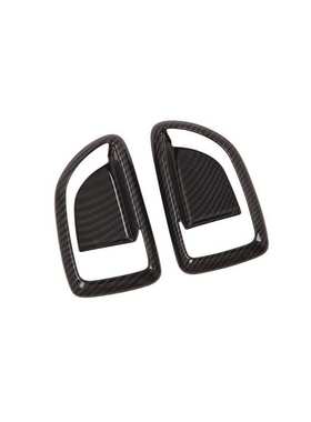 适用于2020款H-1/GRAND STAREX-ABS黑色碳钎纹 内拉手框 装饰件