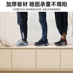 飘窗柜可坐客厅床头长条柜落地柜阳台柜储物柜家用矮柜按压式柜门