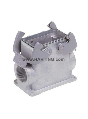 HARTING 浩亭 19628100272 Han? EMC 屏蔽 双锁扣表面安装底座