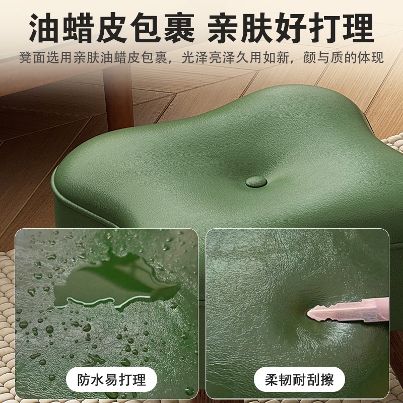实木小凳子家用矮凳客厅沙发凳茶几坐凳旋转靠背小椅子门口换鞋凳