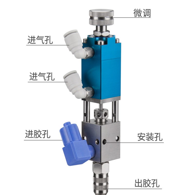 QLH-21点胶套装全自动数显点胶机压力桶滴胶机精密打胶机自动点胶