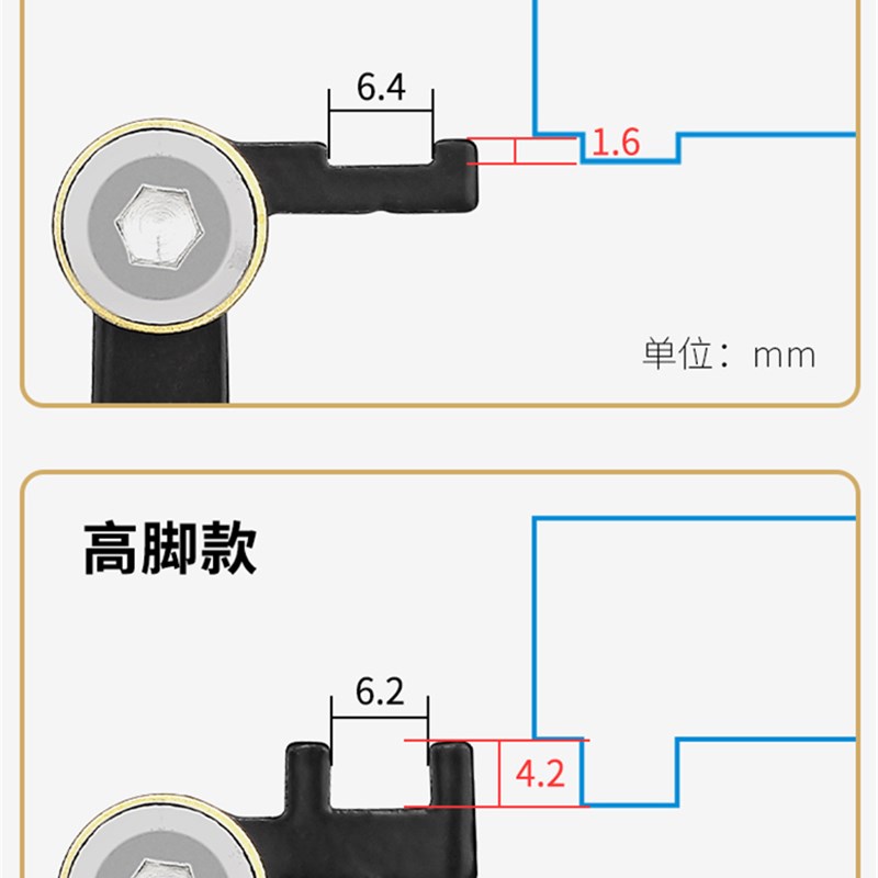 大小折叠门拉手活动折叠拉手单页双页把手浴室玻璃折叠推拉门把手